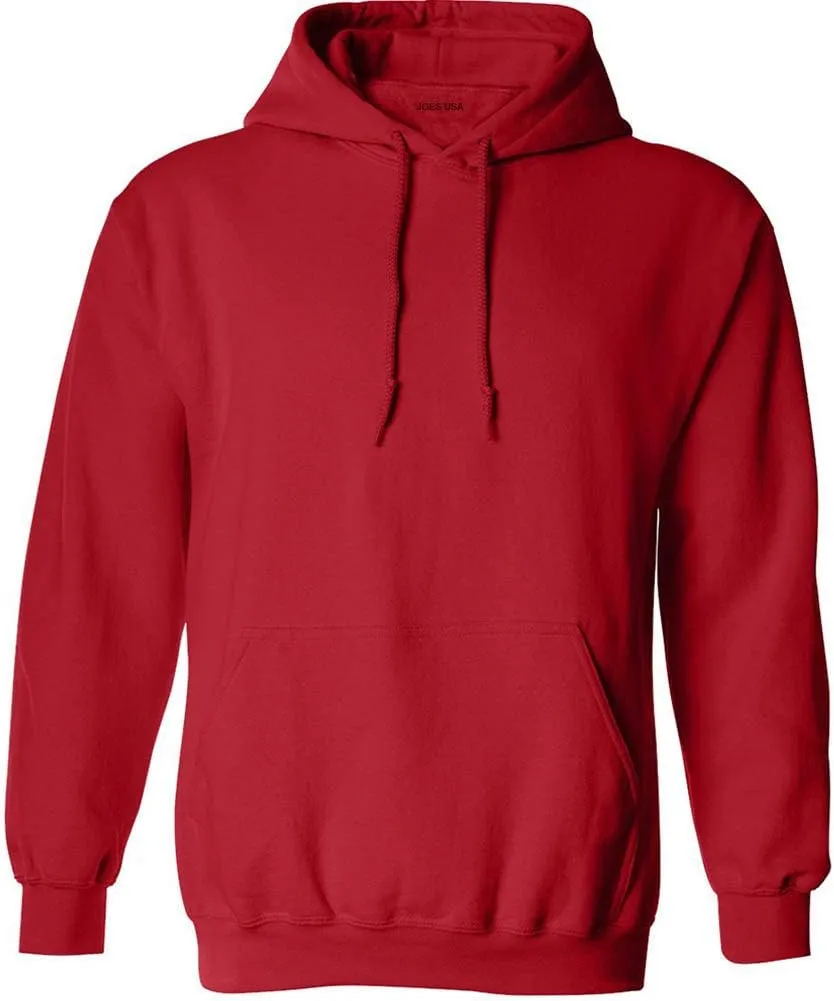 Joe's USA Men's Hoodies Soft & Cozy Hooded Sweatshirts in 37 Colors:Sizes S-5XL