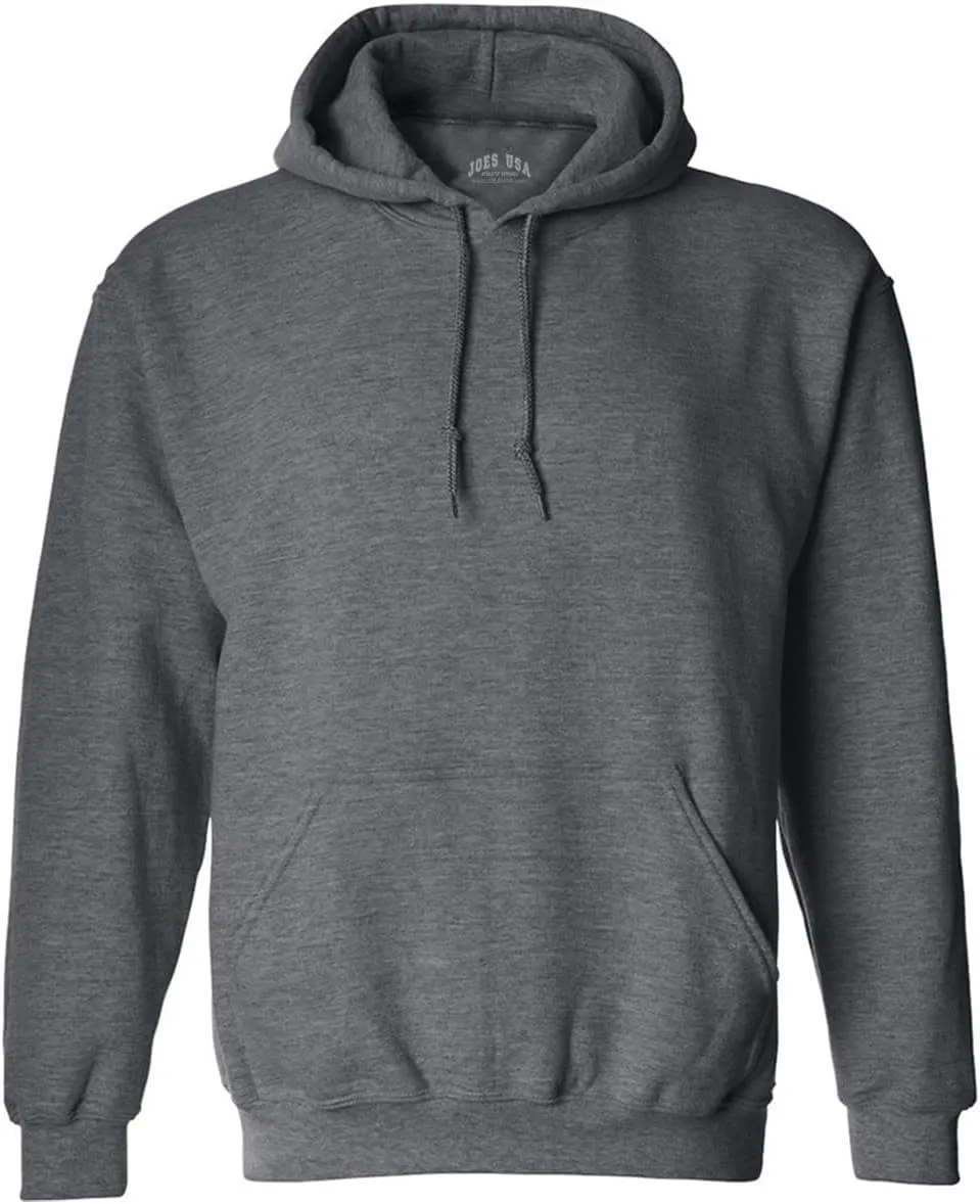 Joe's USA Men's Hoodies Soft & Cozy Hooded Sweatshirts in 37 Colors:Sizes S-5XL