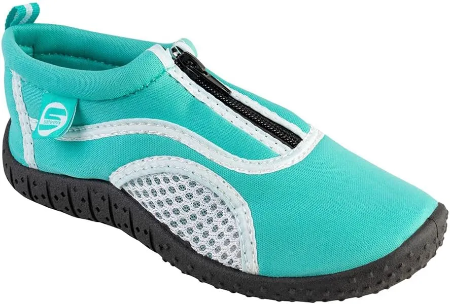 Kids Aqua Sock Wave Water Shoes - Waterproof Slip-Ons for Pool, Beach and Sports