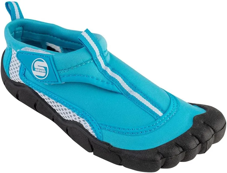 Kids Aqua Sock Wave Water Shoes - Waterproof Slip-Ons for Pool, Beach and Sports