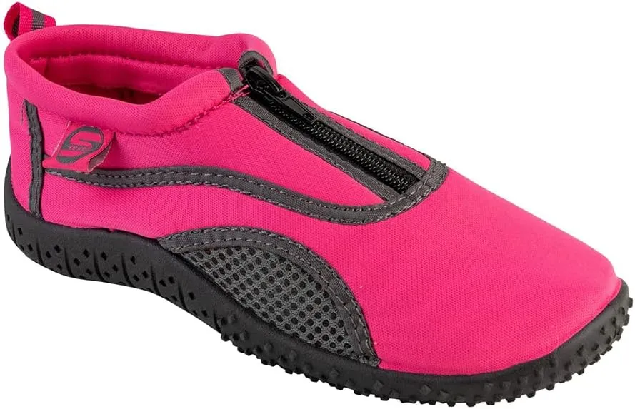 Kids Aqua Sock Wave Water Shoes - Waterproof Slip-Ons for Pool, Beach and Sports