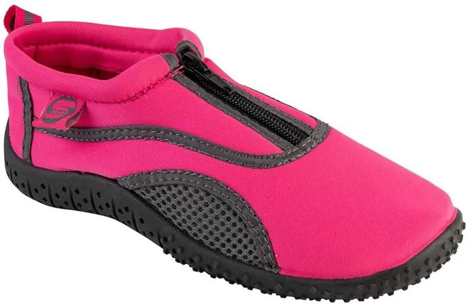 Kids Aqua Sock Wave Water Shoes - Waterproof Slip-Ons for Pool, Beach and Sports