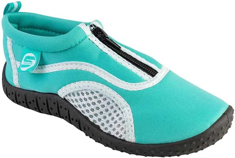 Kids Aqua Sock Wave Water Shoes - Waterproof Slip-Ons for Pool, Beach and Sports