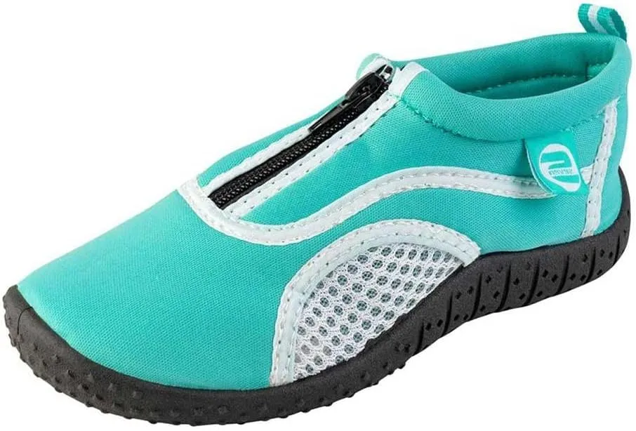 Kids Aqua Sock Wave Water Shoes - Waterproof Slip-Ons for Pool, Beach and Sports