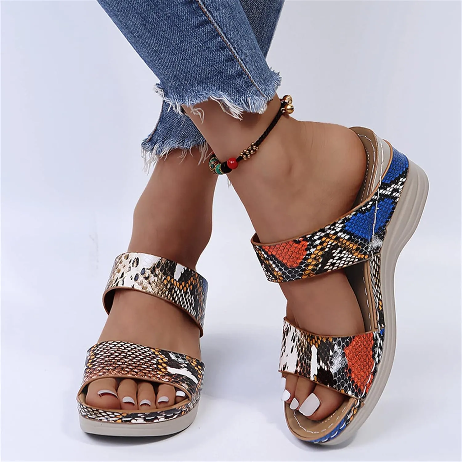 Ladmiple Orthopedic Slippers For Women With Arch Support Plantar Fasciitis Walking Sandals Dressy Summer Orthotic Flip Flops