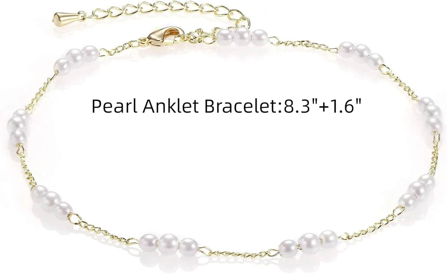 Layered Ankle Bracelets for Women 18K Gold Plated Dainty Fishbone Snake Chain Fine Bead Paperclip Peach Heart Anklets for Women Waterproof Minimalist Simple Anklets Fashion Summer Jewelry Anklet For Women