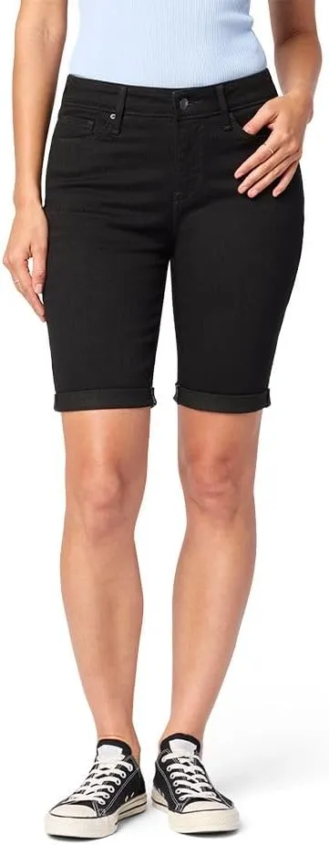 Levi Strauss Signature Gold Women's Mid-Rise Bermuda Shorts (Also Available in Plus)