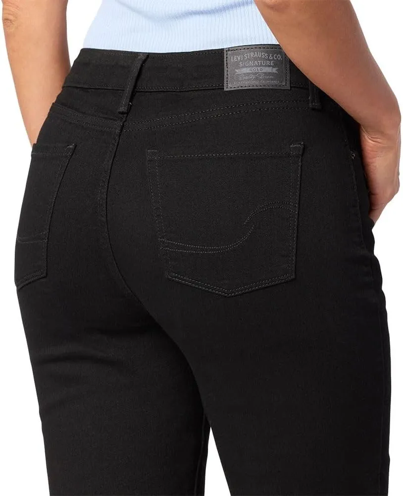 Levi Strauss Signature Gold Women's Mid-Rise Bermuda Shorts (Also Available in Plus)