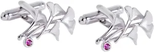 LIFKOME 2pcs Ginkgo Leaf Cufflinks Mens Tux Studs Cufflinks for Men Decorative