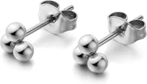 Limerencia G23 Pure Titanium Hypoallergenic Earrings | Tiny Trinity Ball Stud Earrings | Minimalist, F136 Implant Grade | Suitable for Sensitive Ears Delicate Jewelry