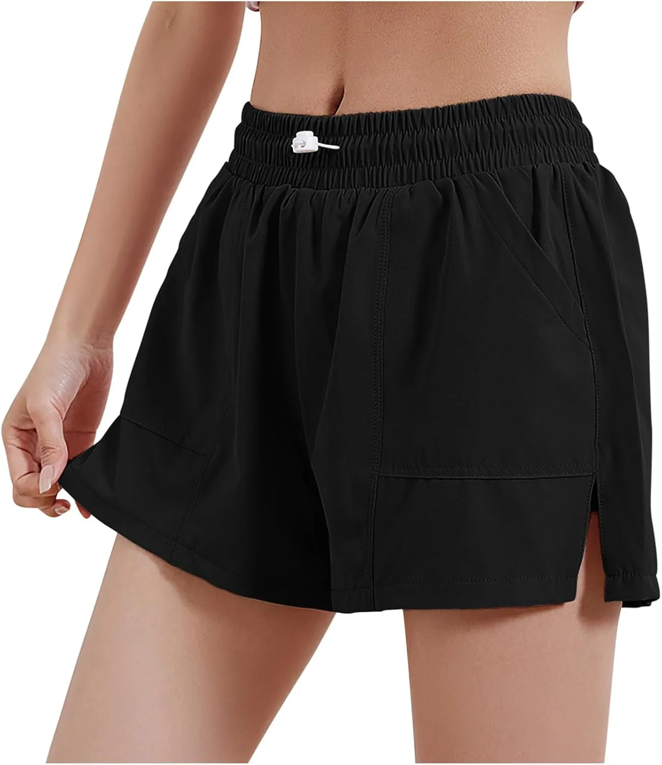 Loose Shorts for Women Lightweight Smooth Sports Breathable Quick Dry Short Pants Gym Running Athletic Tennis Skirt