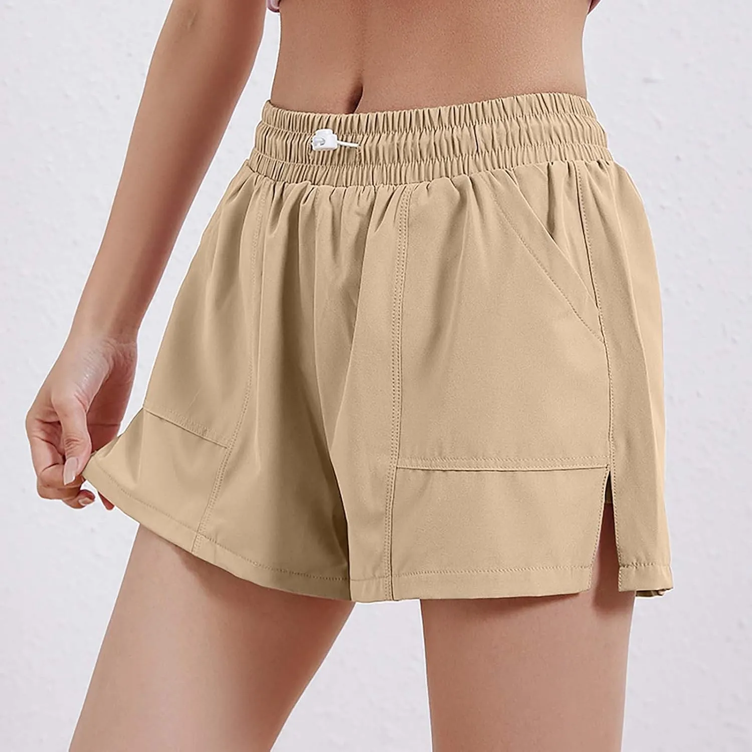 Loose Shorts for Women Lightweight Smooth Sports Breathable Quick Dry Short Pants Gym Running Athletic Tennis Skirt