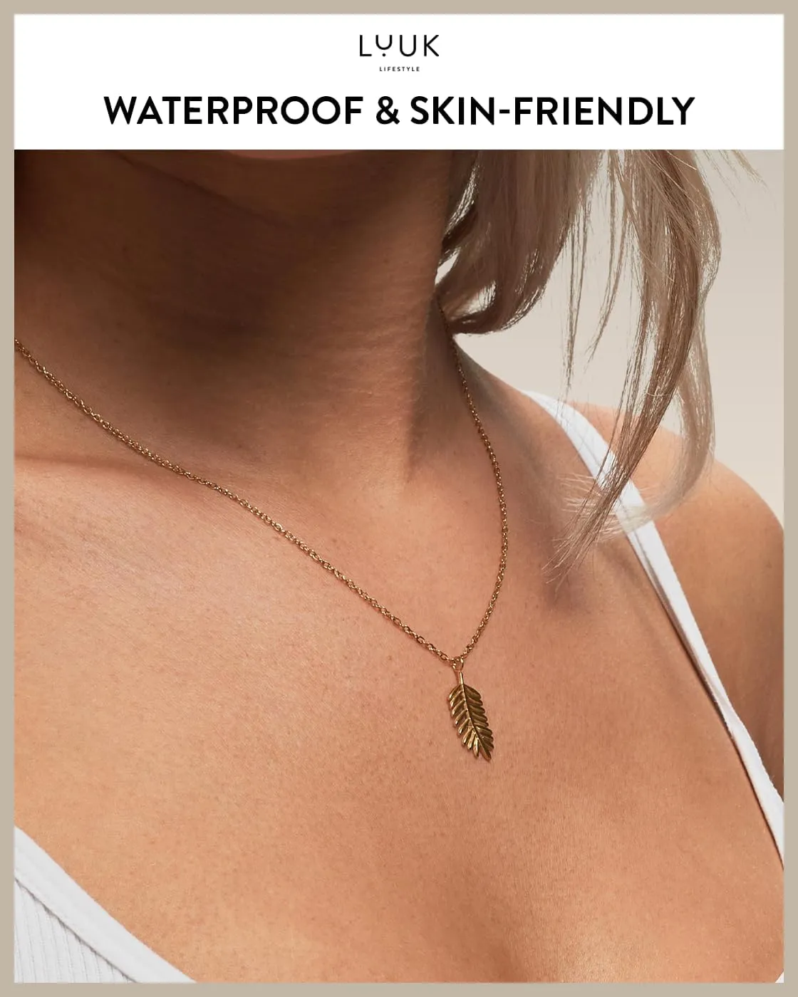 LUUK LIFESTYLE Filigree stainless steel necklaces with pendants in a timeless design with HAPPINESS card, women's jewellery and gift idea
