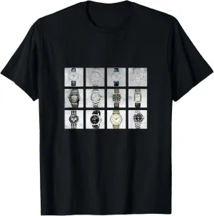 Luxury Watches Vintage Classic Distressed Look T-Shirt