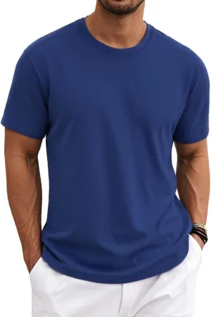 MAGNIVIT Men's Shirts Short Sleeve Cotton T-Shirt Basic Classic Casual Pullover Shirt