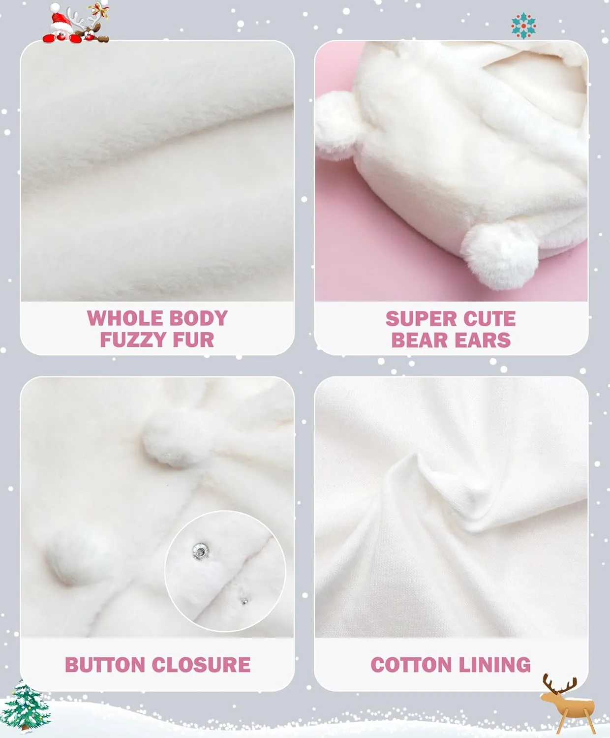 maoo garden Toddler Girls Cloak Fur Jacket Fall Winter 3-7 Years Little Girls Fleece Lightweight Hooded Cute Coat