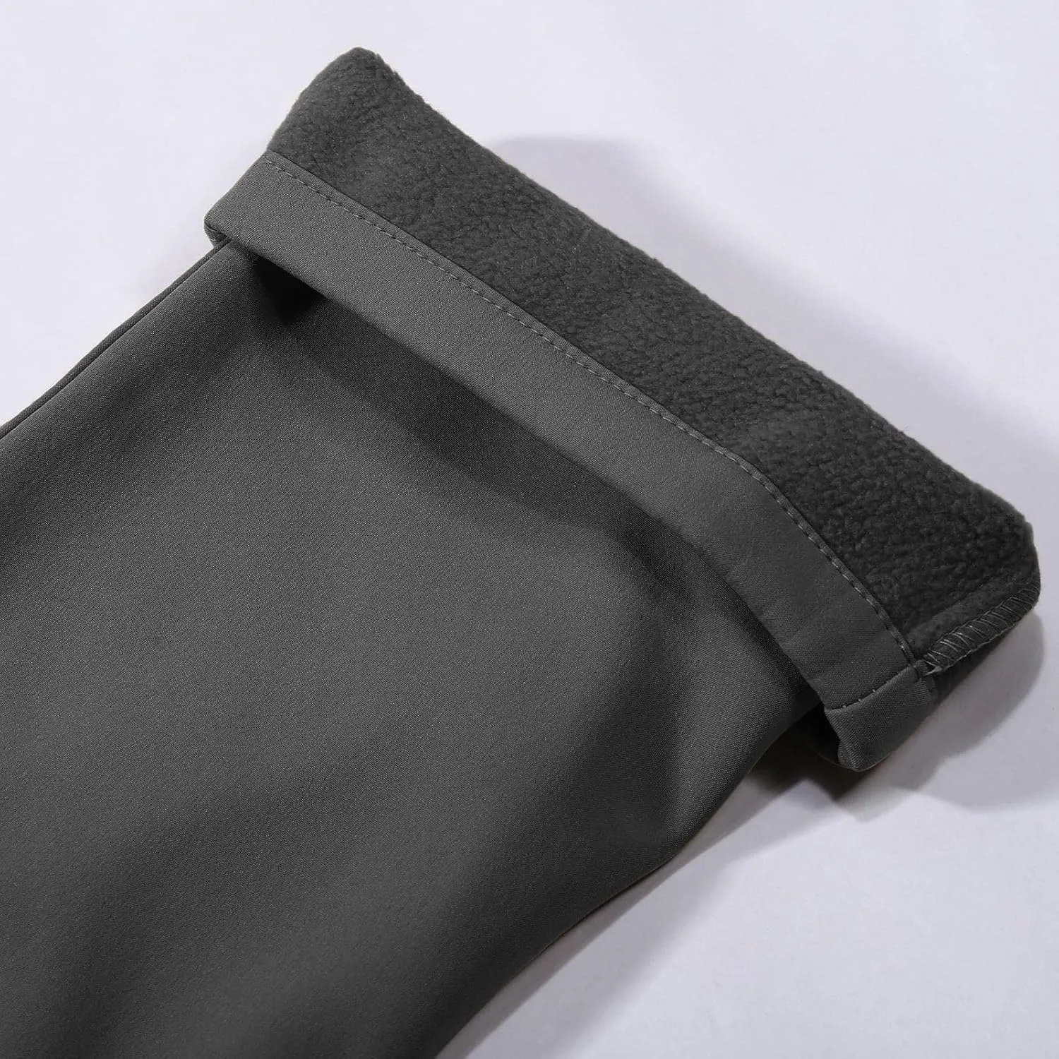 Men's Casual Pants Outdoor Loose Fit Comfortable Softshell Work Pants for Hiking Travel and Daily Wear