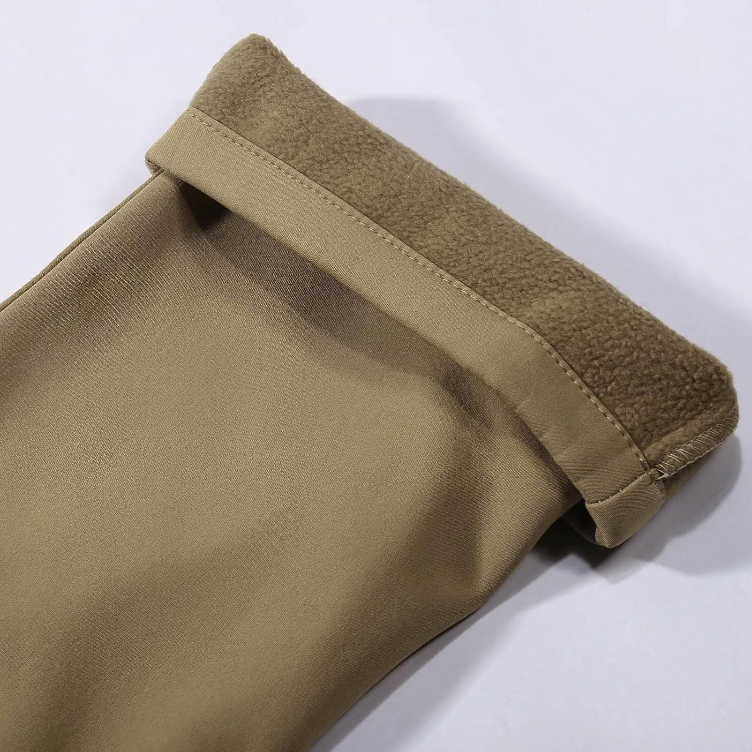 Men's Casual Pants Outdoor Loose Fit Comfortable Softshell Work Pants for Hiking Travel and Daily Wear
