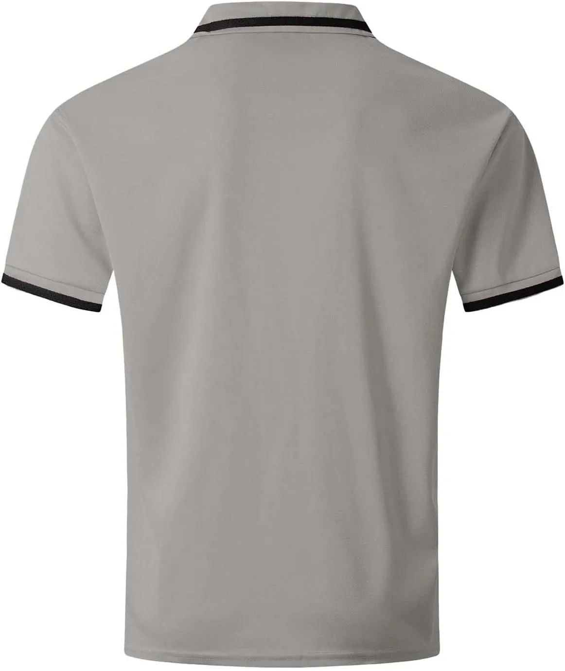 Men's Golf Polo Shirts Button Down Short Sleeve Classic Fit Blouse Tunic Tops Gym Muscle Tees Sports Workout Shirts