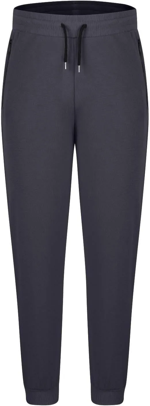 Men's Jogger Sweatpants Athletic Slim Fit Drawstring Waist Stretch Casual Gym Workout Soft Versatile Zipper Pockets