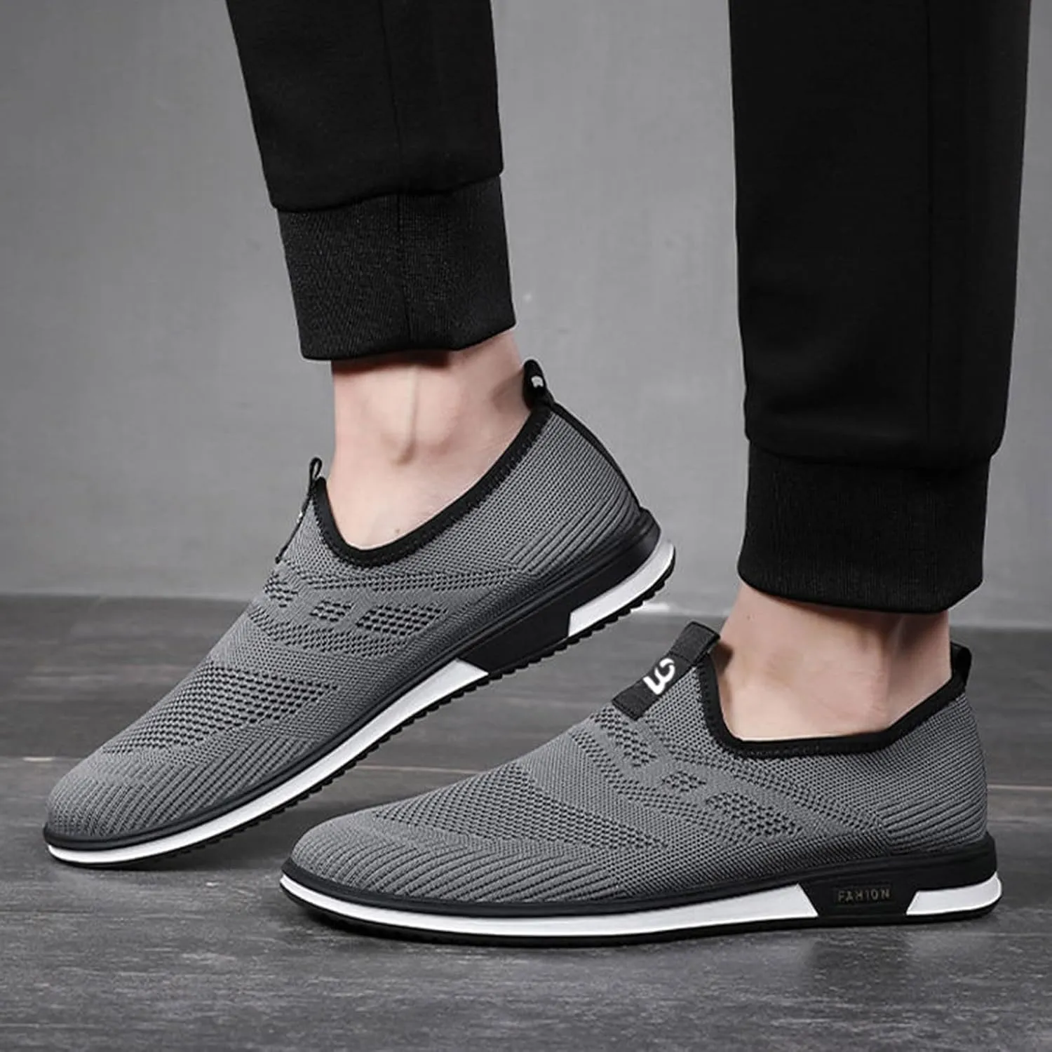 Men's Shoes Mens Tennis Shoes Tennis Shoe for Men Slip on Shoe for Men Running Trail Mesh Sneaker