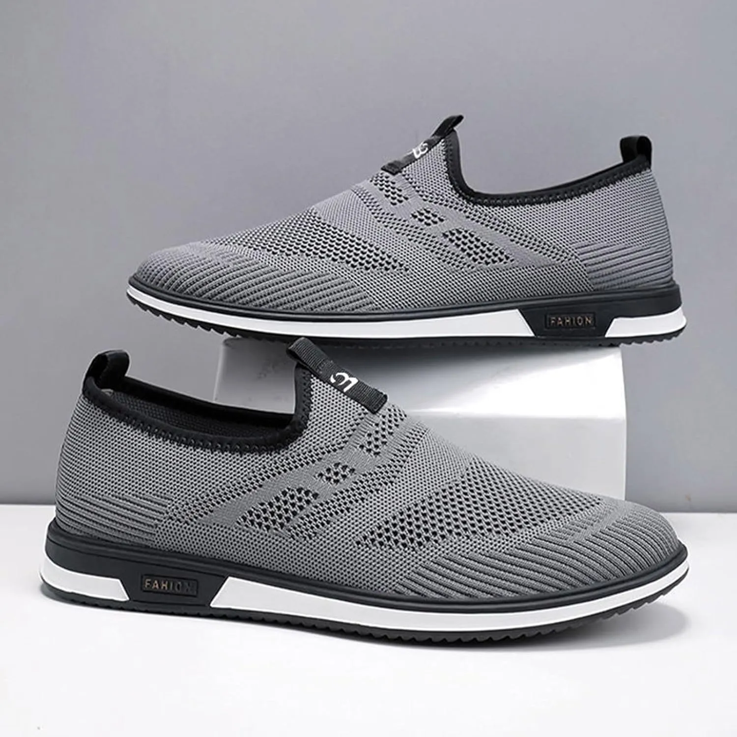 Men's Shoes Mens Tennis Shoes Tennis Shoe for Men Slip on Shoe for Men Running Trail Mesh Sneaker