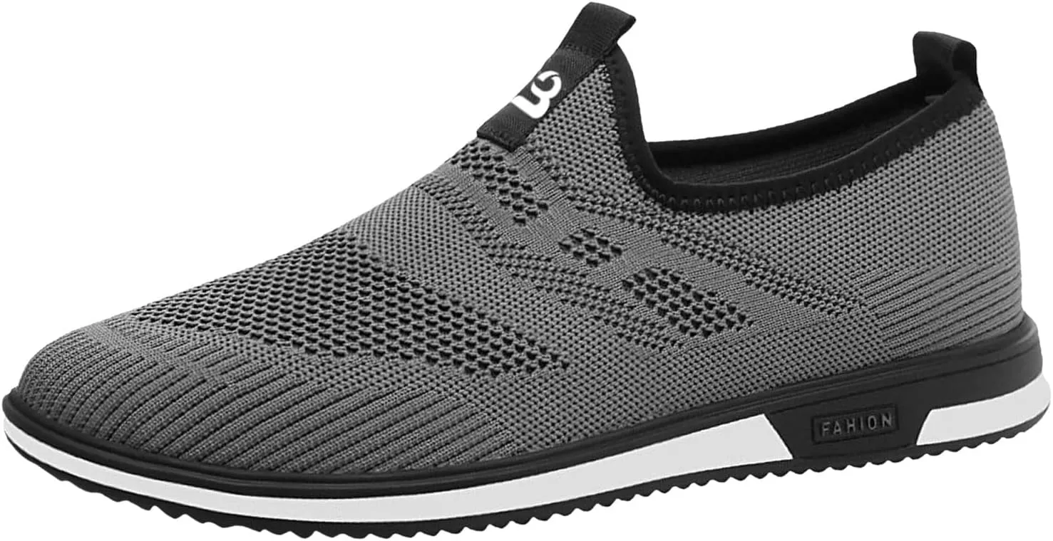 Men's Shoes Mens Tennis Shoes Tennis Shoe for Men Slip on Shoe for Men Running Trail Mesh Sneaker
