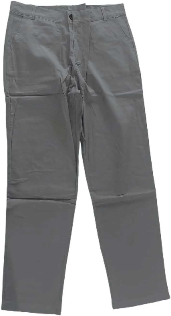 Mens Slim Fit Casual Stretch Khaki Pants with Pockets Straight Flat-Front Golf Slacks for Men Breathable Chinos Dress Pants