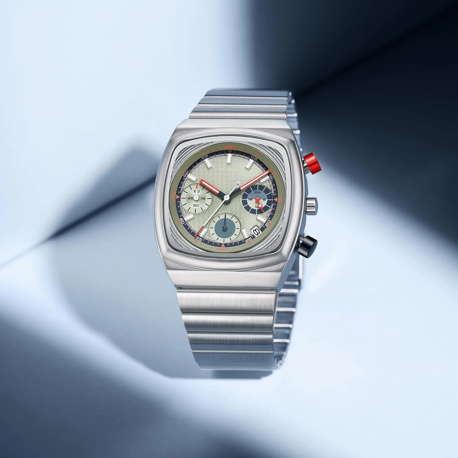 Mens Watch Waterproof Luminous Wrist Watches for Men Multifunction Chronograph Business Work Casual Fashion Sport Designer Dress Watch with Calendar Elegant Gifts for Men