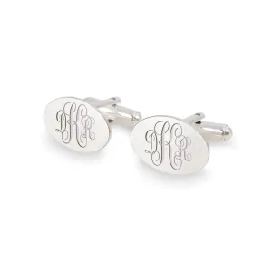 Monogrammed cufflinks Monogram cufflinks for men Custom cufflinks 925 Silver cufflinks Personalized Gift for Men Wedding cufflinks, Gift Message, Box, Handmade