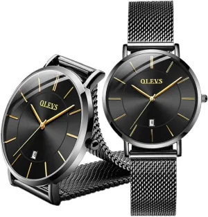 OLEVS Inexpensive Watches Women Analog Quartz Business Watch Stainless Steel Classic Waterproof Watches Unique Calendar Date Window Wrist Watch