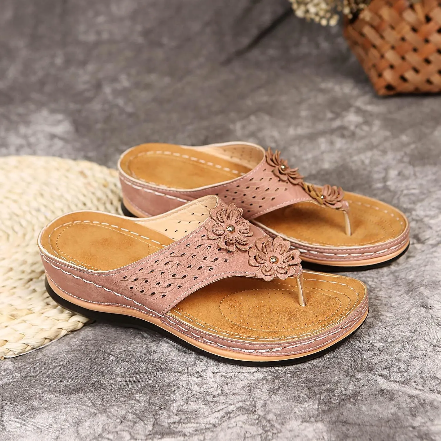 Orthopedic Sandals For Women Summer Sandals for Women 2025 Womens Walking Sandals With Arch Support Walking Wedge Sandals for Women Dressy Summer Shoes for Women