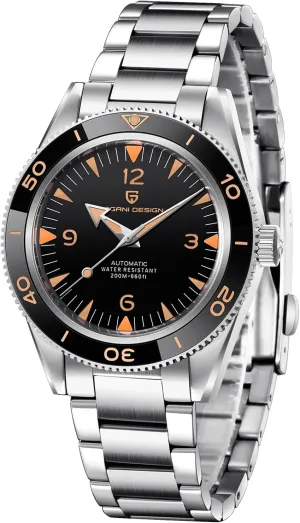Pagani Design Watches for Men Sapphire Glass Mechanical Watch Diver 200M Waterproof NH35 Movement Stainless Steel Luminous Men's Wrist Watches