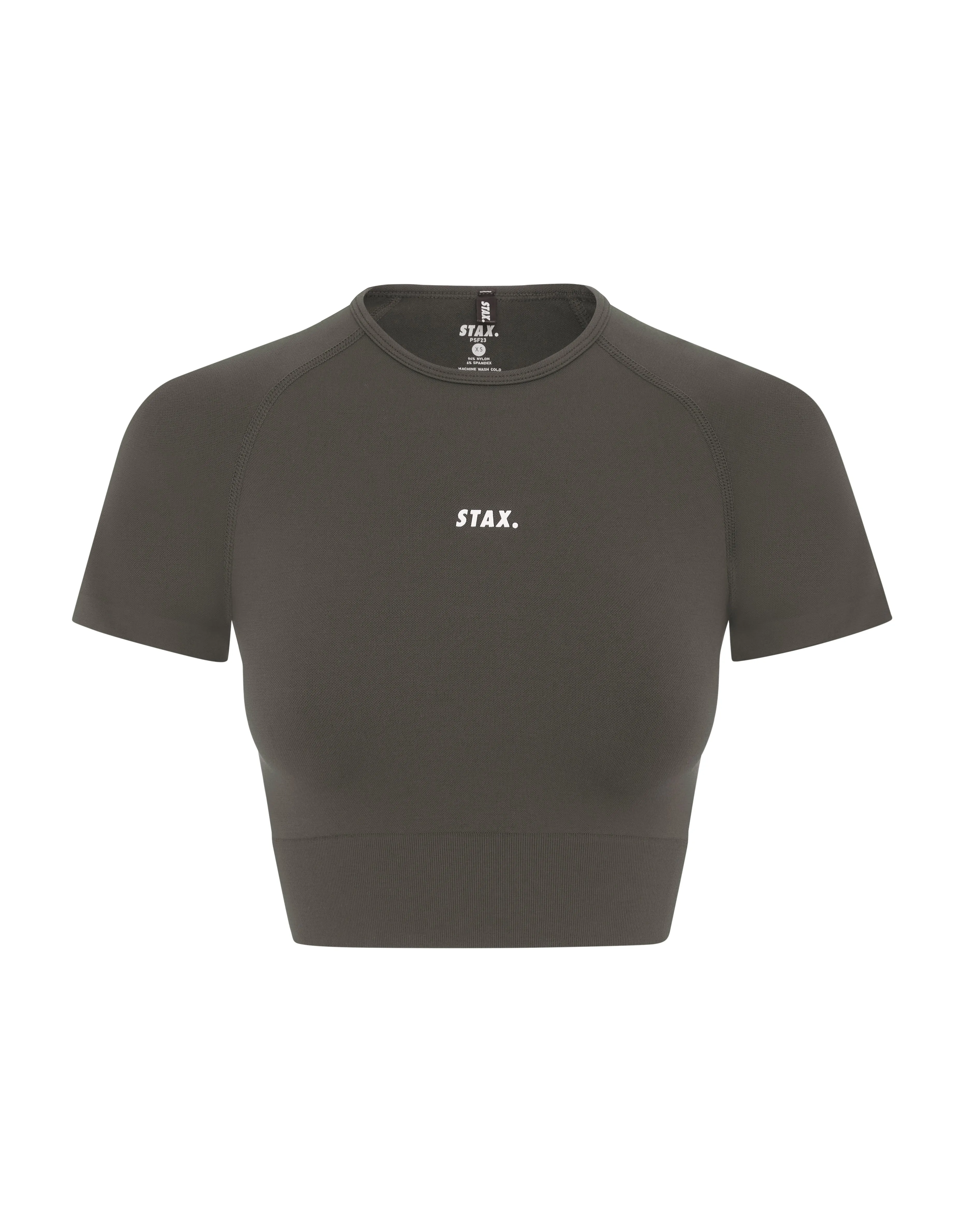 Premium Seamless Favourites Cropped Tee - Dovetail