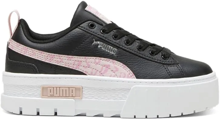 PUMA Kids Girls Mayze Wild Platform Sneakers Shoes Casual - Black - Size 5 M