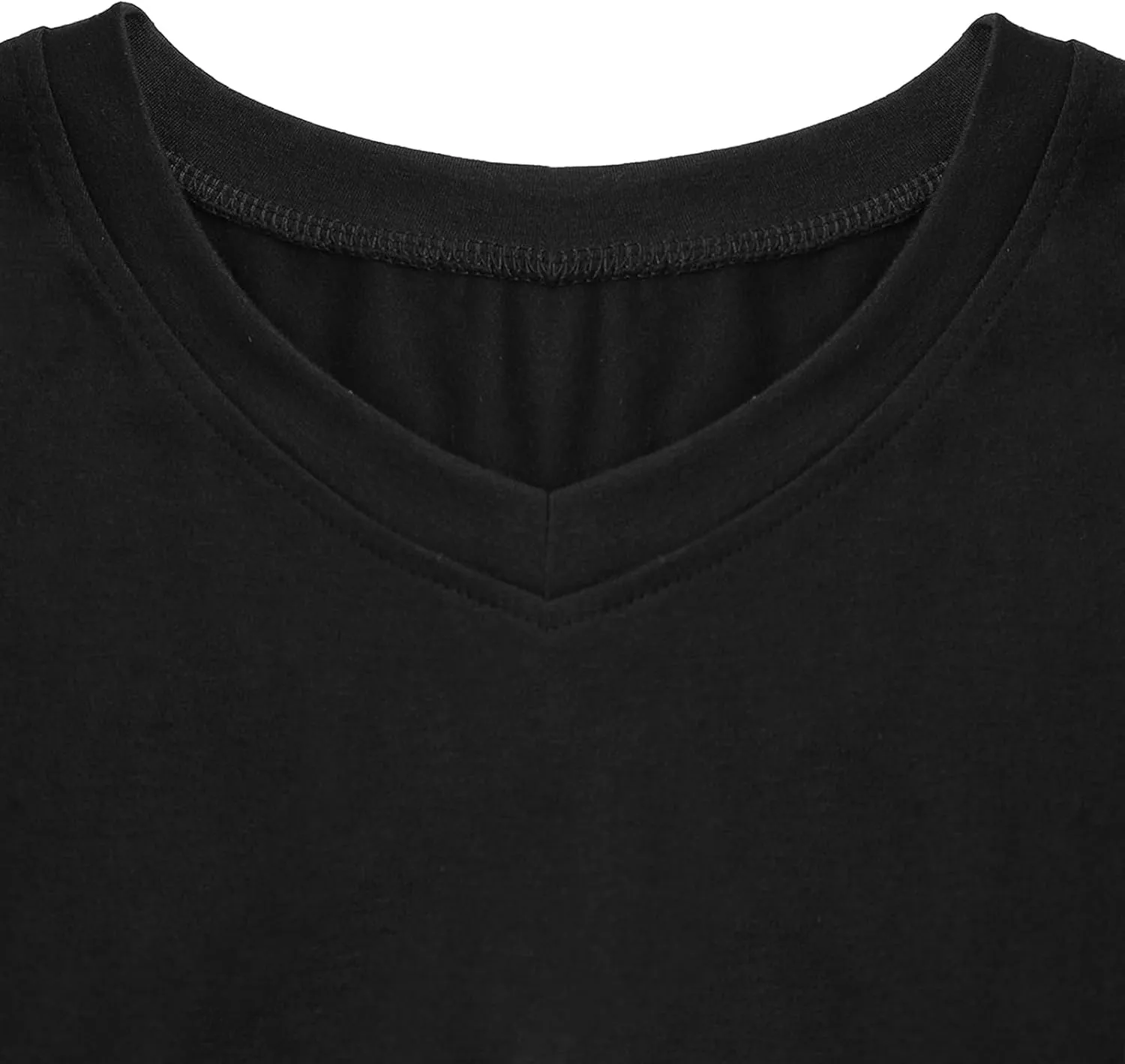 Remidoo Women's Asymmetrical Hem Round Neck Short Sleeve Twist Knot T Shirt Top