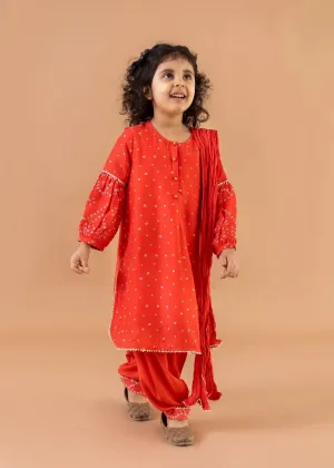 Rose Aarvi Suit Set (2-12 Years)