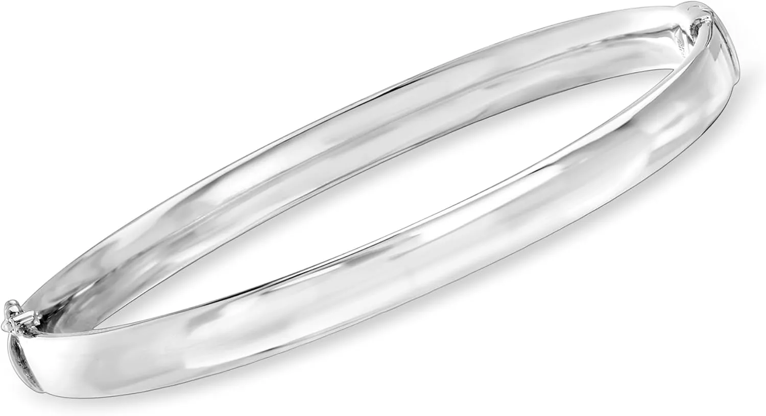 Ross-Simons "West End Stack Of 5 Bangle Bracelets in 2-Tone Sterling Silver