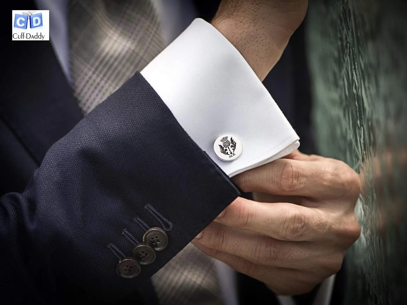 Silver Wedding Cufflinks with Travel Presentation Gift Box Special Occasions Cufflinks for Wedding Party Dress Shirt Business Gift Groomsmen Father of Bride Ushers Best Man