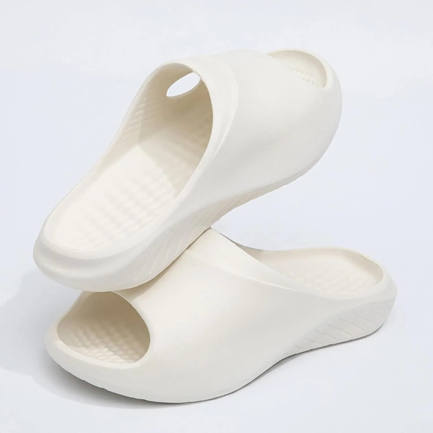Slides for Men Shower Shoes Women Mens Slippers Womens Slides Soft Sole Quick Drying Comfortable Slippers