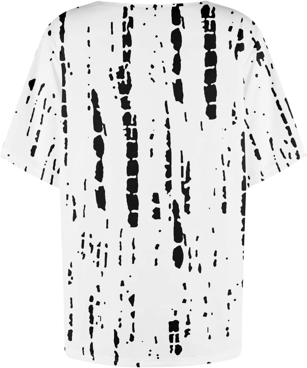 slqdgmryz Short Sleeve Shirts for Women Trendy Asymmetrical Neck Button Cute Summer Tops Casual Vintage Graphic Tees Blouses
