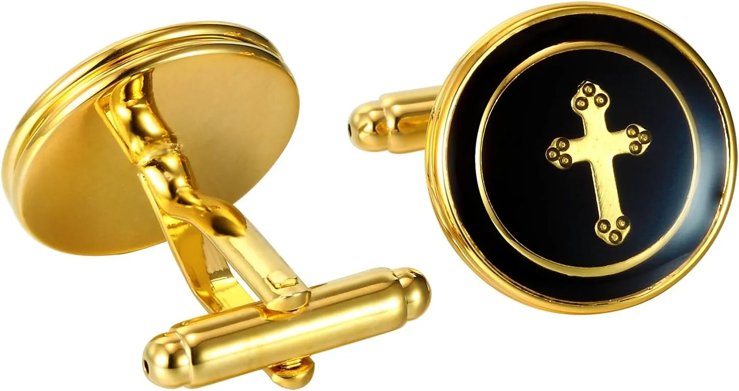Stunning Mens Nautical Knot Stainless Steel Cufflinks