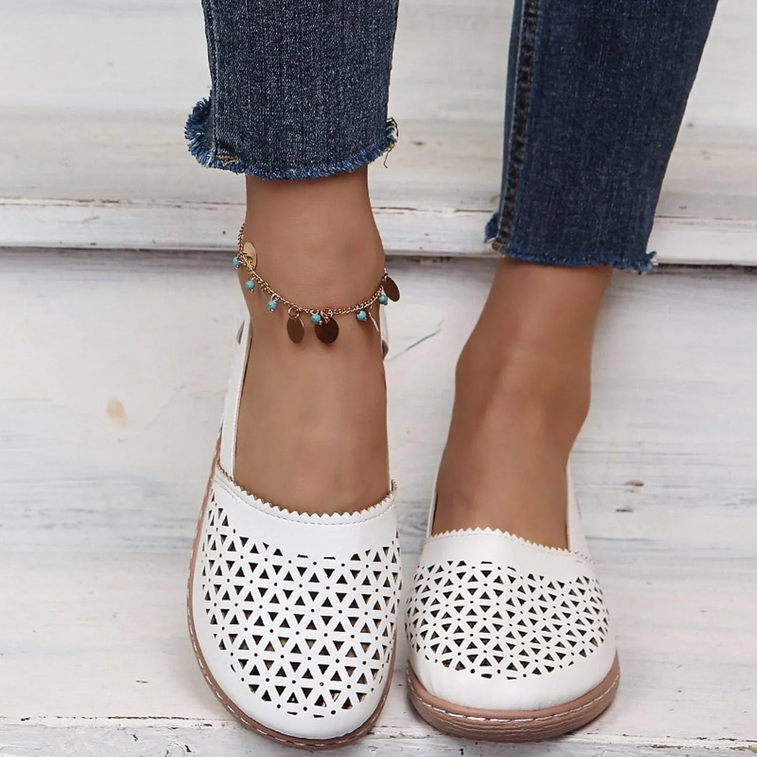 Summer Sandals for Women 2025 New Women's Orthopedic Fisherman Sandal Black Mesh Wedge Slip-Ons with Arch Support Comfortable Outdoor Walking Beach Shoes