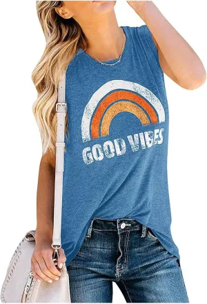 Tank Top Women Loose Fit Graphic Tees Summer Vintage Tank Tops Flowy 2025