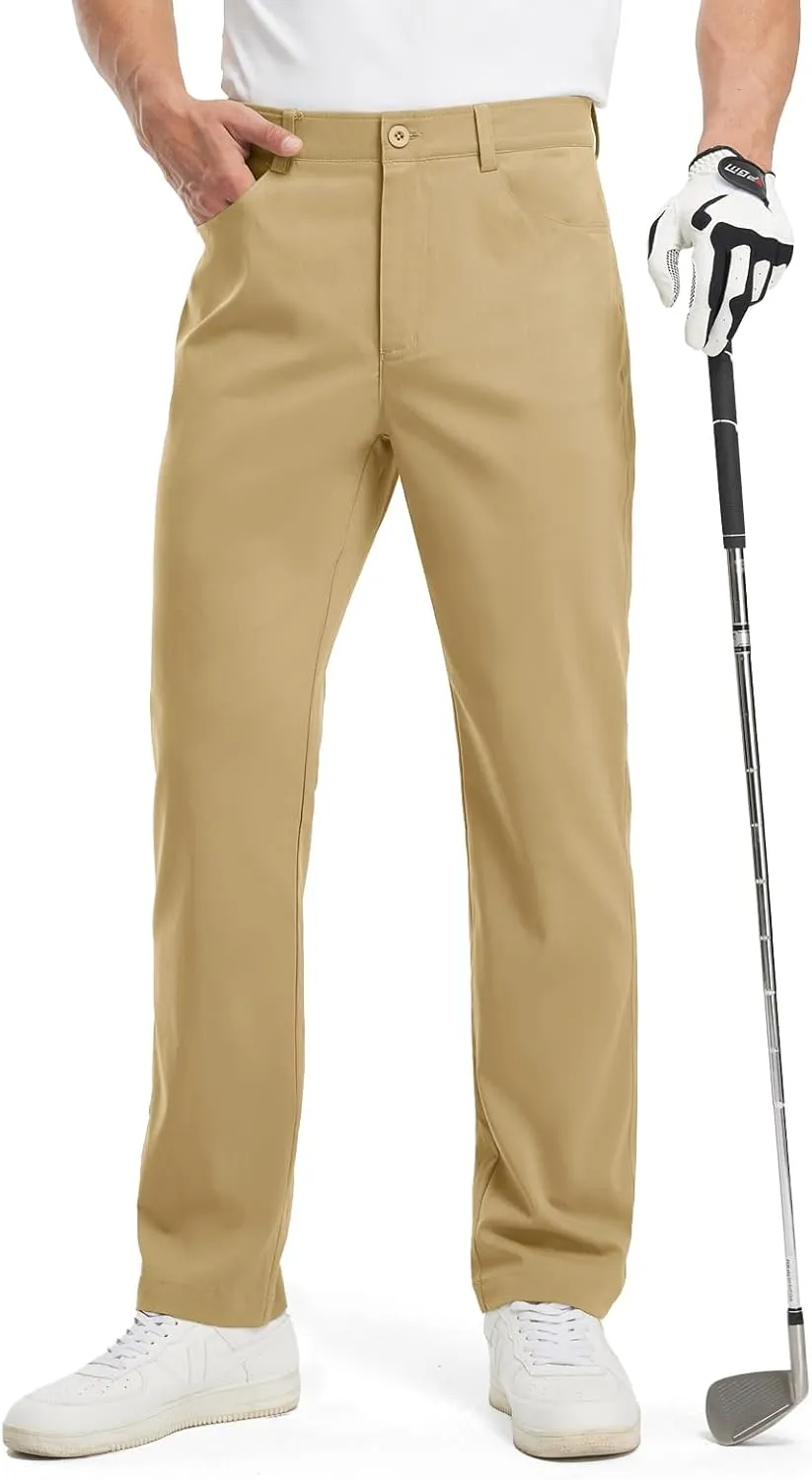 TBMPOY Men's Golf Pants Classic Fit Dress Work Pants Lightweight Comfortable Business Casual Pants with 5 Pockets