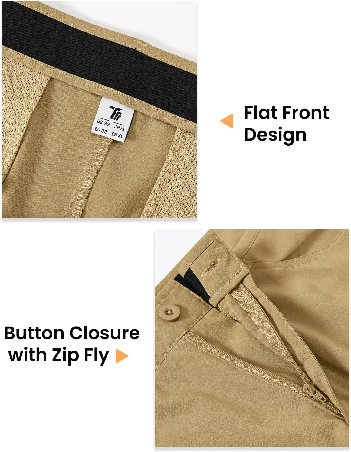 TBMPOY Men's Golf Pants Classic Fit Dress Work Pants Lightweight Comfortable Business Casual Pants with 5 Pockets