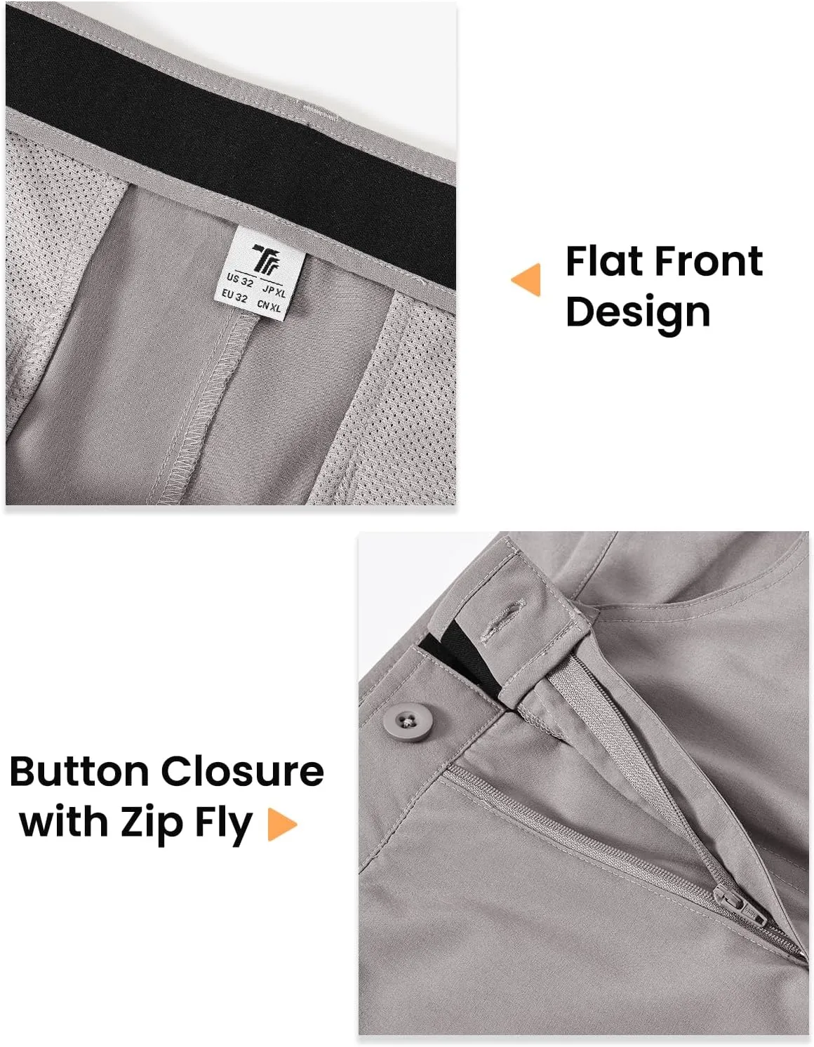 TBMPOY Men's Golf Pants Classic Fit Dress Work Pants Lightweight Comfortable Business Casual Pants with 5 Pockets