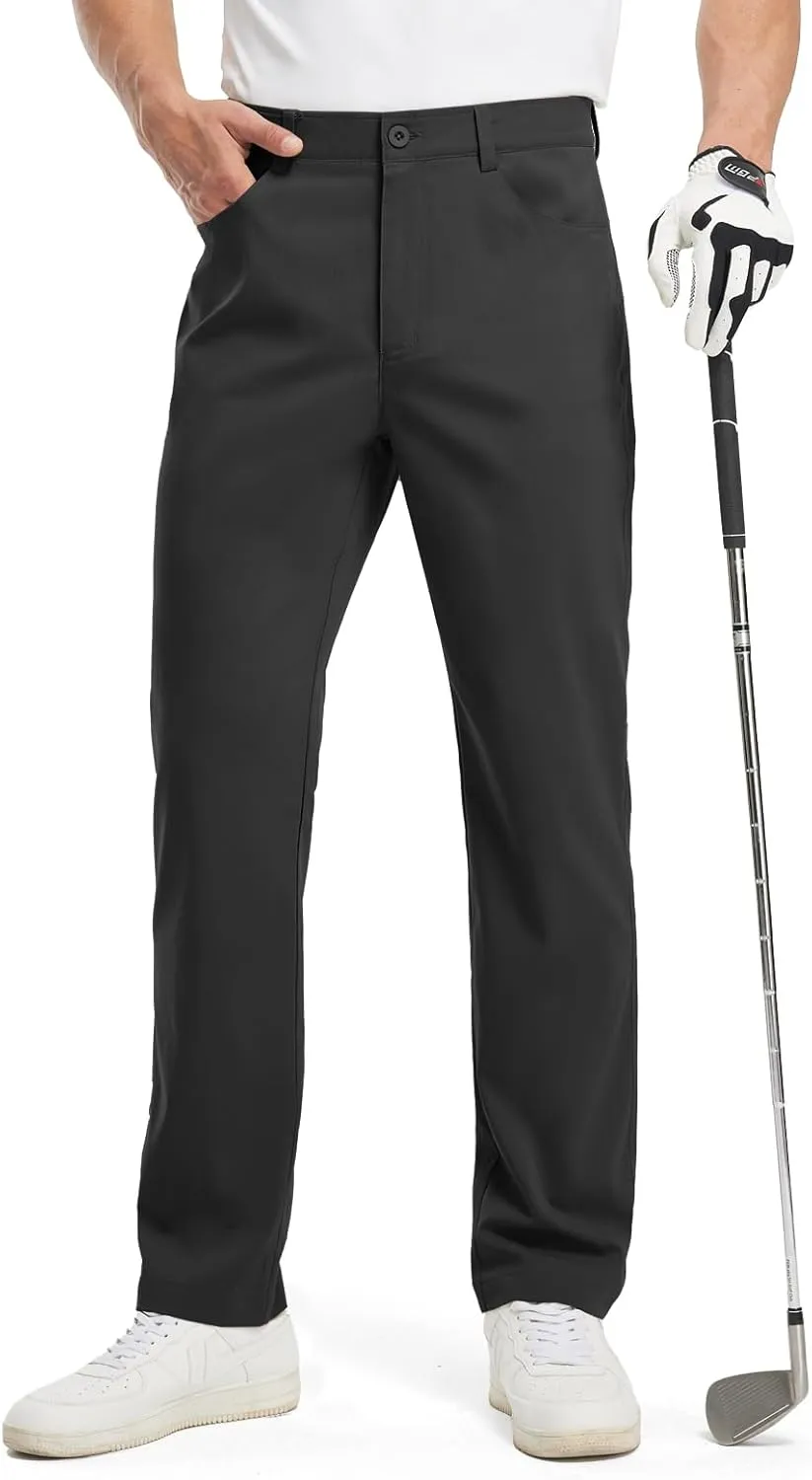 TBMPOY Men's Golf Pants Classic Fit Dress Work Pants Lightweight Comfortable Business Casual Pants with 5 Pockets