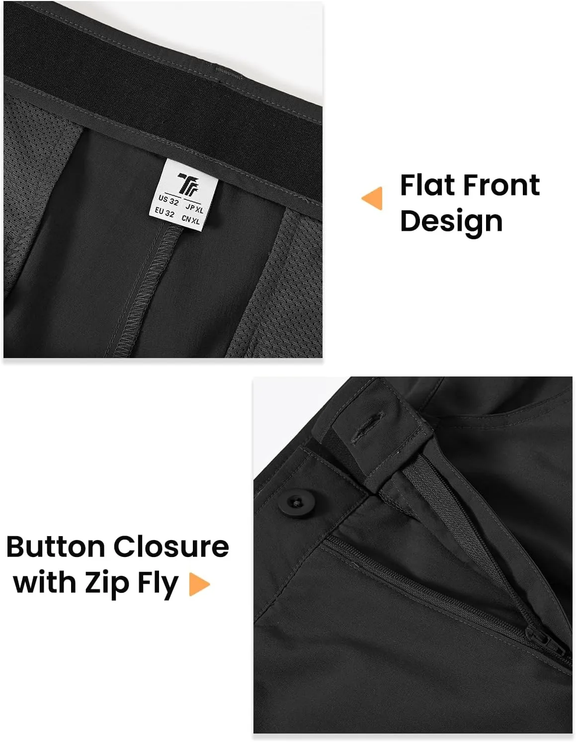 TBMPOY Men's Golf Pants Classic Fit Dress Work Pants Lightweight Comfortable Business Casual Pants with 5 Pockets
