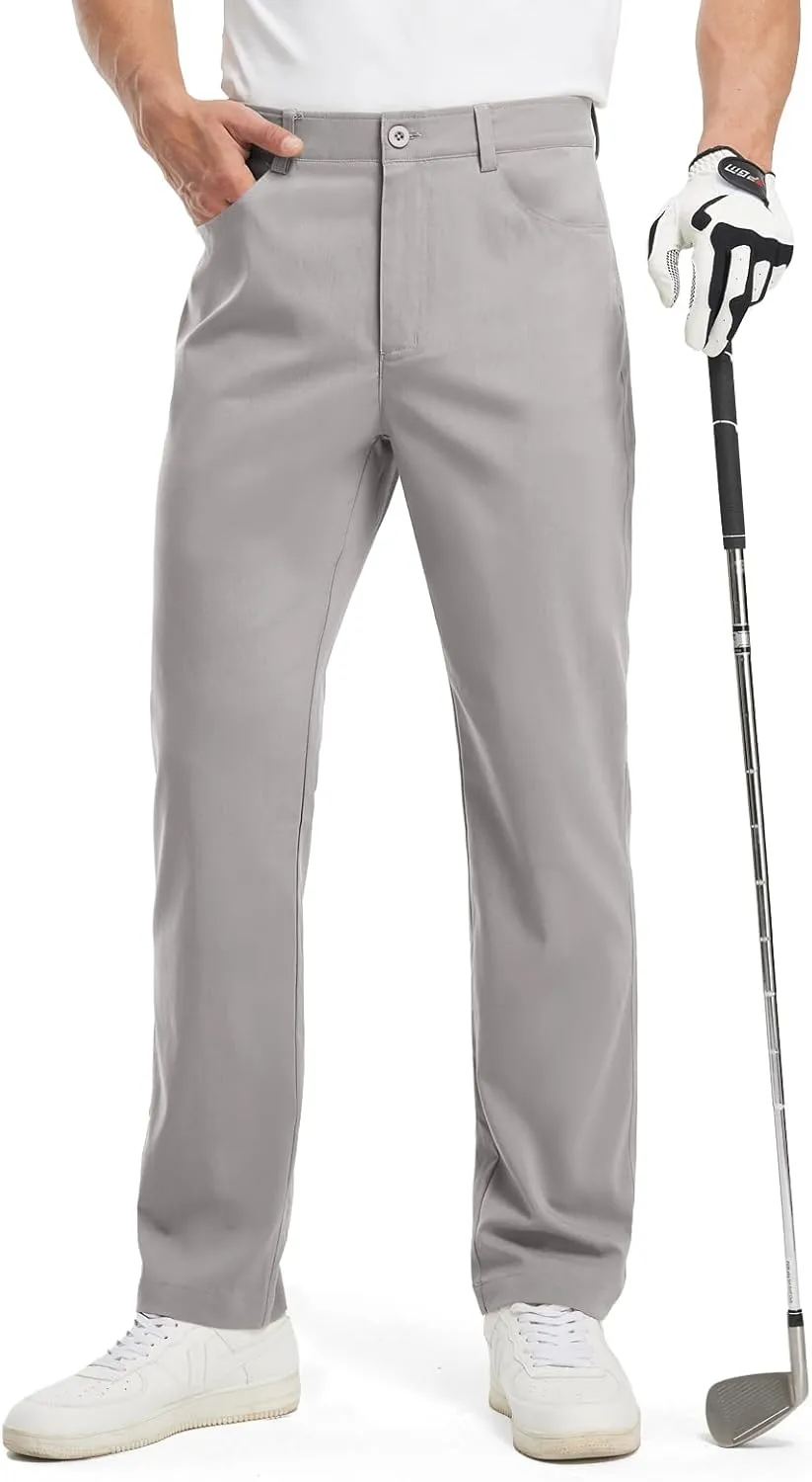 TBMPOY Men's Golf Pants Classic Fit Dress Work Pants Lightweight Comfortable Business Casual Pants with 5 Pockets